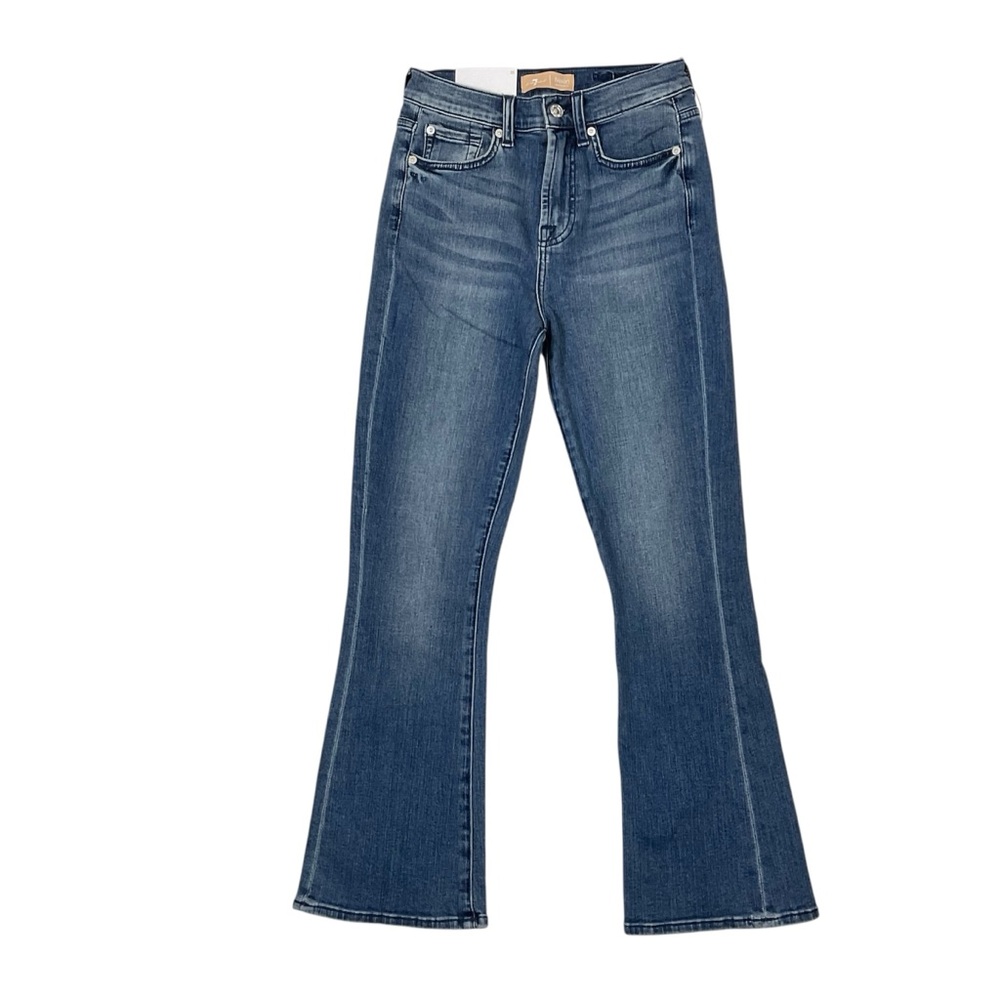 7FAMK High Waist Slim Kick Jeans b(air) Size 25